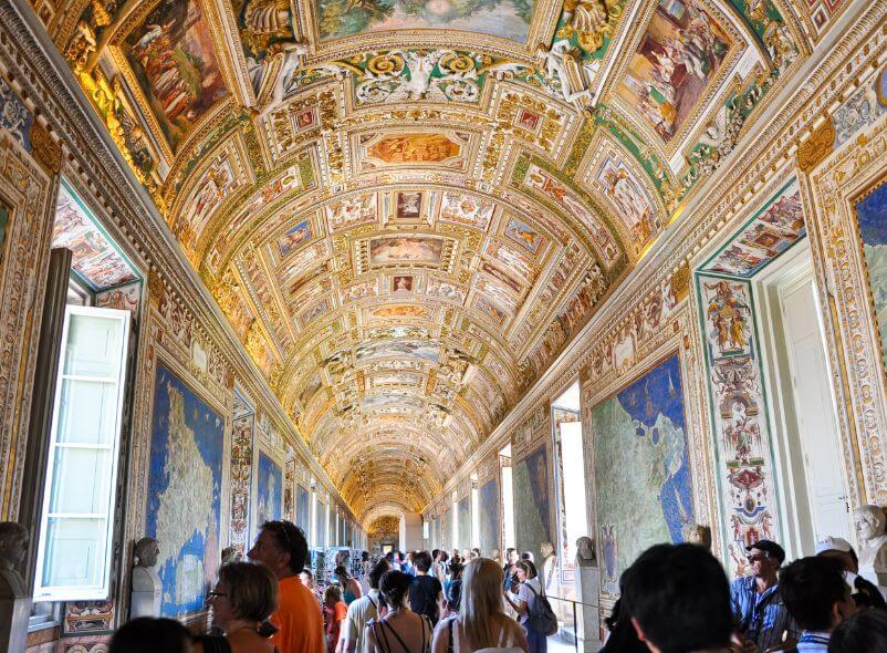 Visit the St. Peter's Basilica's interior in Vatican city